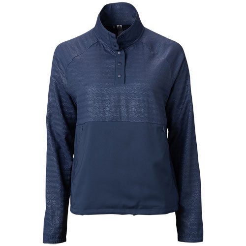 adidas Women's Embossed 1/4 Zip Golf Pullover