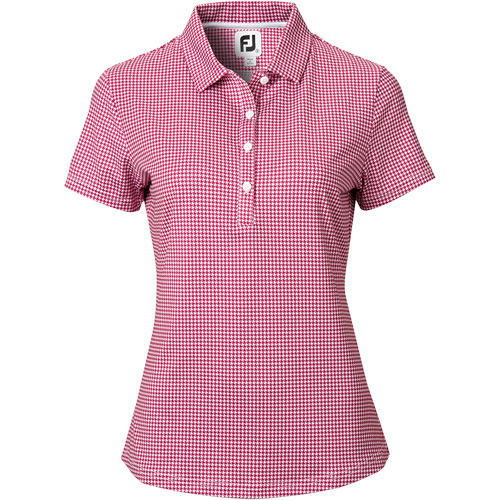 FootJoy Women's Houndstooth Golf Polo