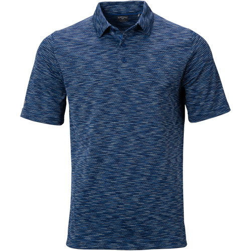 Callaway Men's Space Dye Chev Jacquard Golf Polo