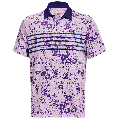 Purple under armour golf shirt on sale