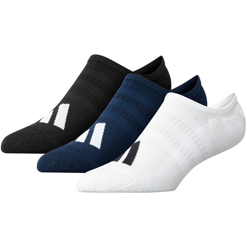 adidas Men's 3 Pack No Show Golf Socks