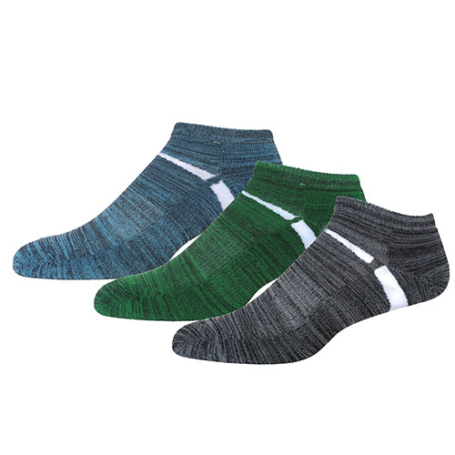 Arnold Palmer Men's Marled Low Rider 3 Pack Golf Socks