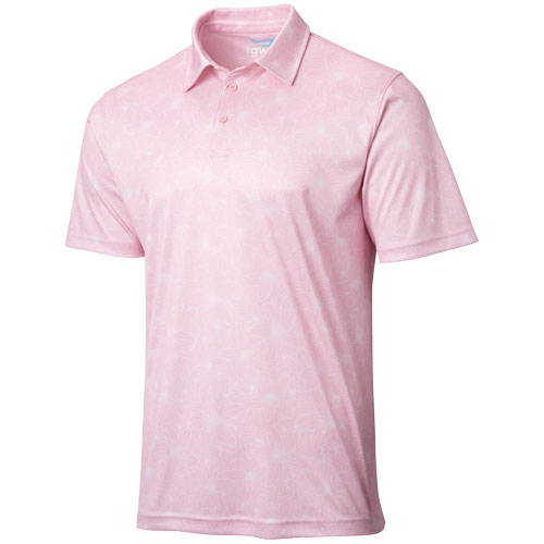 TGW Men's Oasis Print Golf Polo