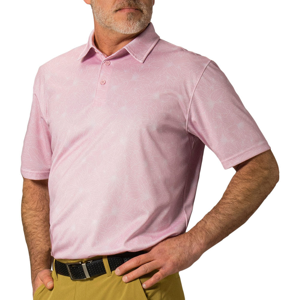 TGW Men's Oasis Print Golf Polo