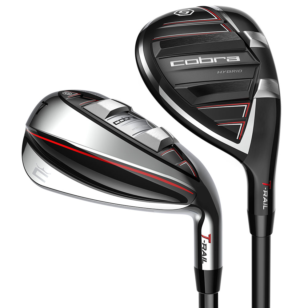 Cobra Men's T-Rail 3 Combo Sets #4H, #5-PW Cobra Ultralite 50 Black Senior Left