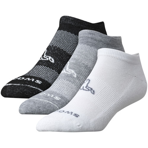 Swaggr Men's Performance Sustainable 3Pack Ankle Golf Socks