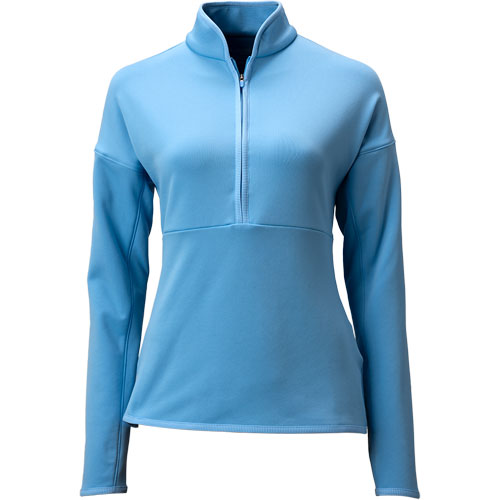 G/FORE Women's Photo Floral Tech Jersey Quarter Zip Golf
