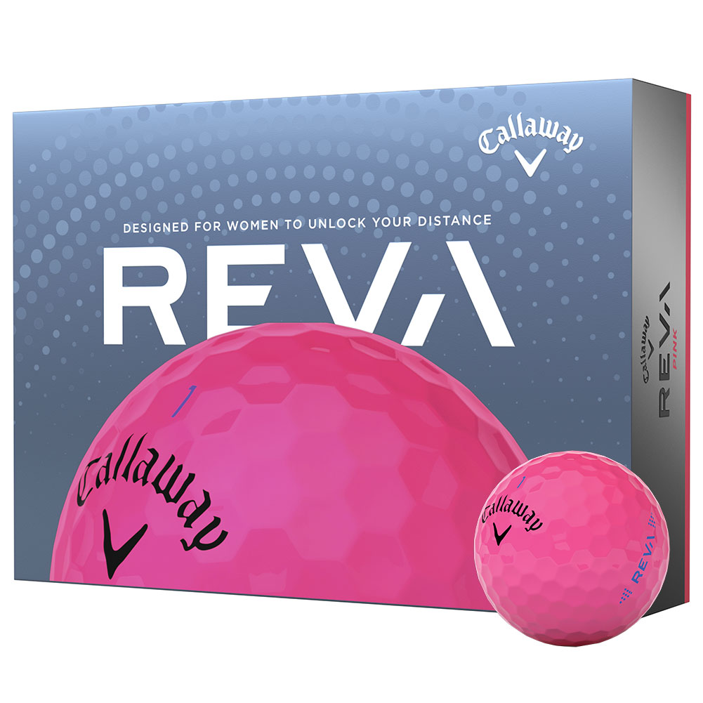 Callaway 2023 Reva Pink Personalized Golf Balls
