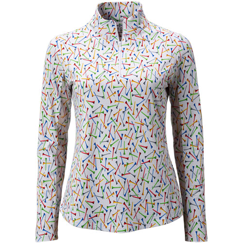 IBkul Women's Paulina Golf Tee Golf Pullover