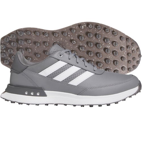 スニーカー adidas S2G Spikeless Leather 24 ID8731 adidas S2G Spikeless Leather 24 Golf Shoes Core Black/Grey