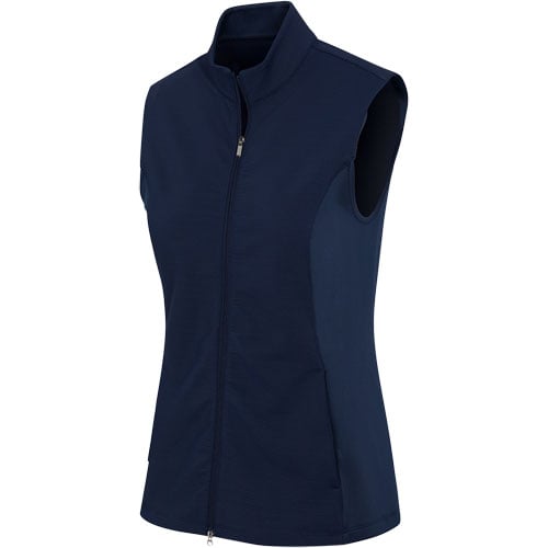 Greg Norman Women's Ottoman Rib Mock Golf Vest | TGW.com