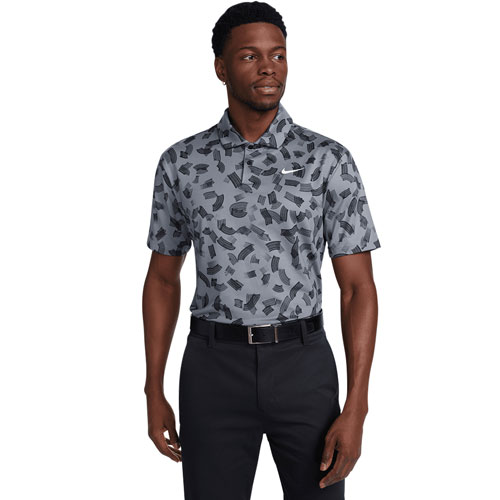 NIKE Men's DriFit Tour Micro Print Golf Polo