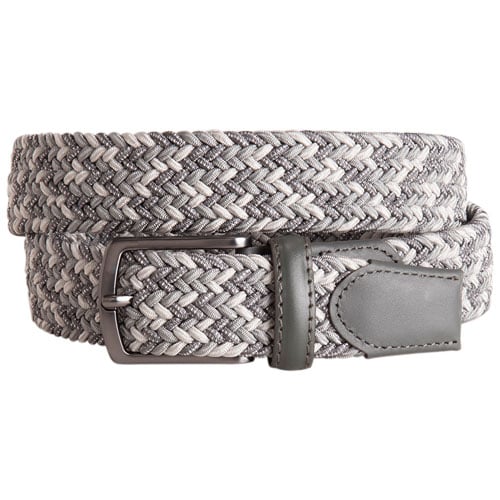 GN Collection Men's Multi Color Speckle Braid Perf Stretch