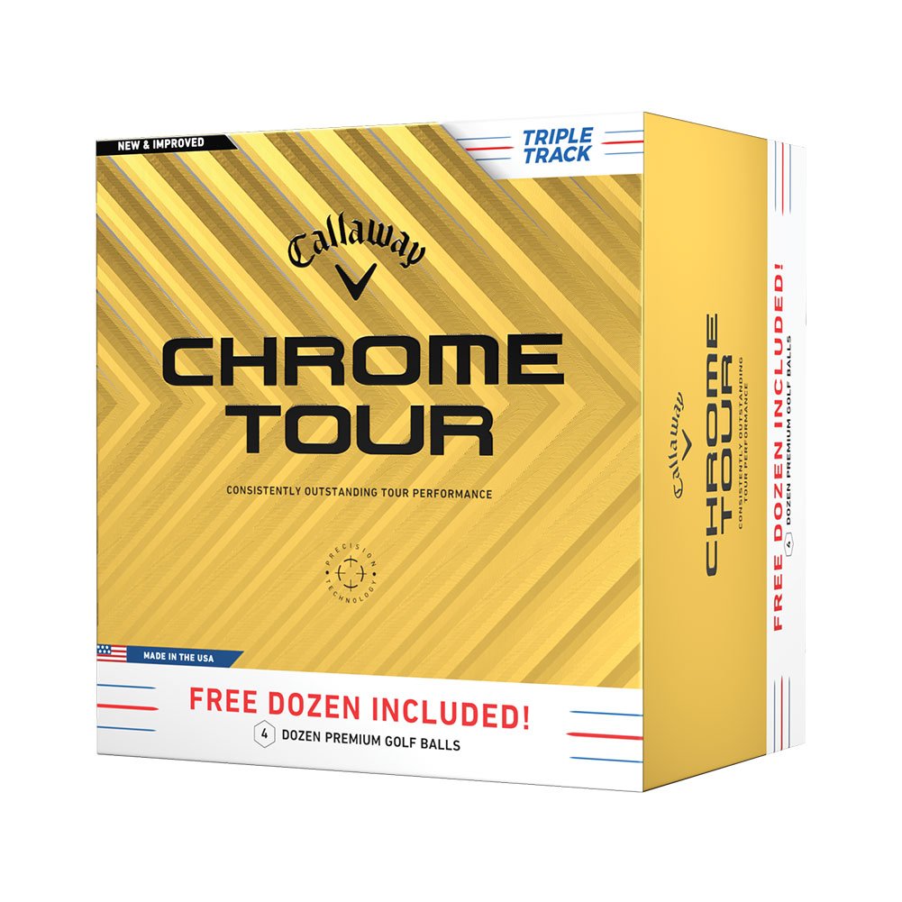 Callaway 2024 Chrome Tour Triple Track 36-Ball Pack w/Free Dozen #1-#4 36-Ball Pack w/Free Dozen White