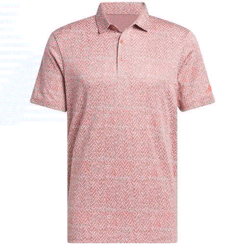 Adidas Ultimate365 Jacquard Polo Preloved Scarlet Medium