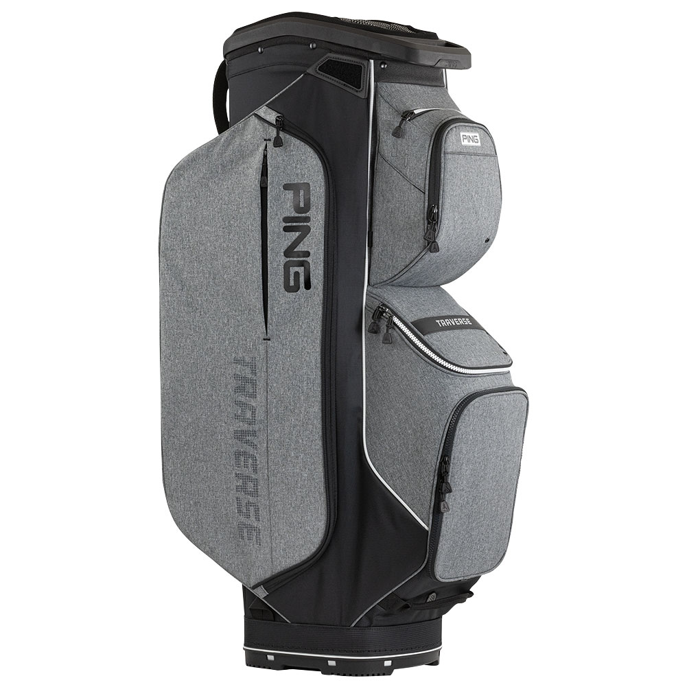 PING 2025 Traverse Golf Cart Bag Grey/Black