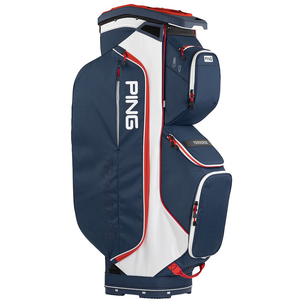 PING 2025 Traverse Golf Cart Bag Navy/White