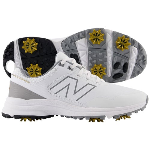 New Balance Brighton v2 ゴルフシューズ 白×グレー 防水 幅広 New Balance Women's Brighton V2 Golf Shoes | TGW.com