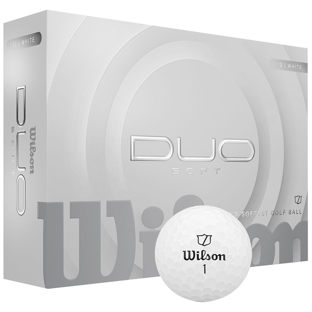Wilson Duo Soft White Golf Balls - 12-Pack (1-4)