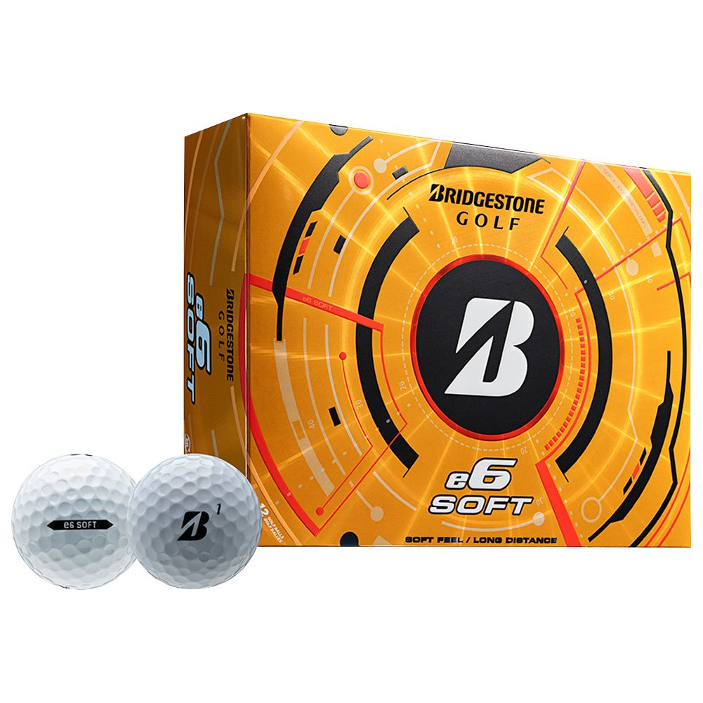 Bridgestone 2025 E6 Soft Golf Balls Bridgestone E Series 12-Ball Pack White Bridgestone 2025 E6 Soft Golf Balls Bridgestone E Series 12-Ball Pack White