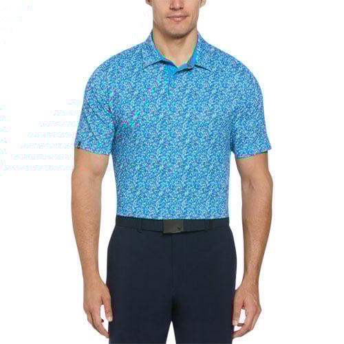 Callaway Men's All Over Confetti Hex Print Golf Polo | TGW.com