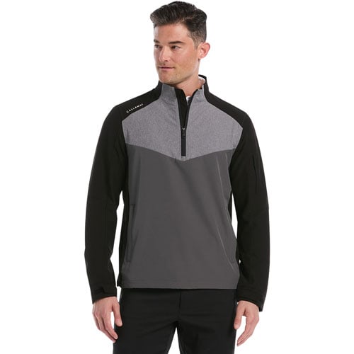 Callaway Mens Wind & Water 1/4 Zip Golf Rain Pullover | TGW.com