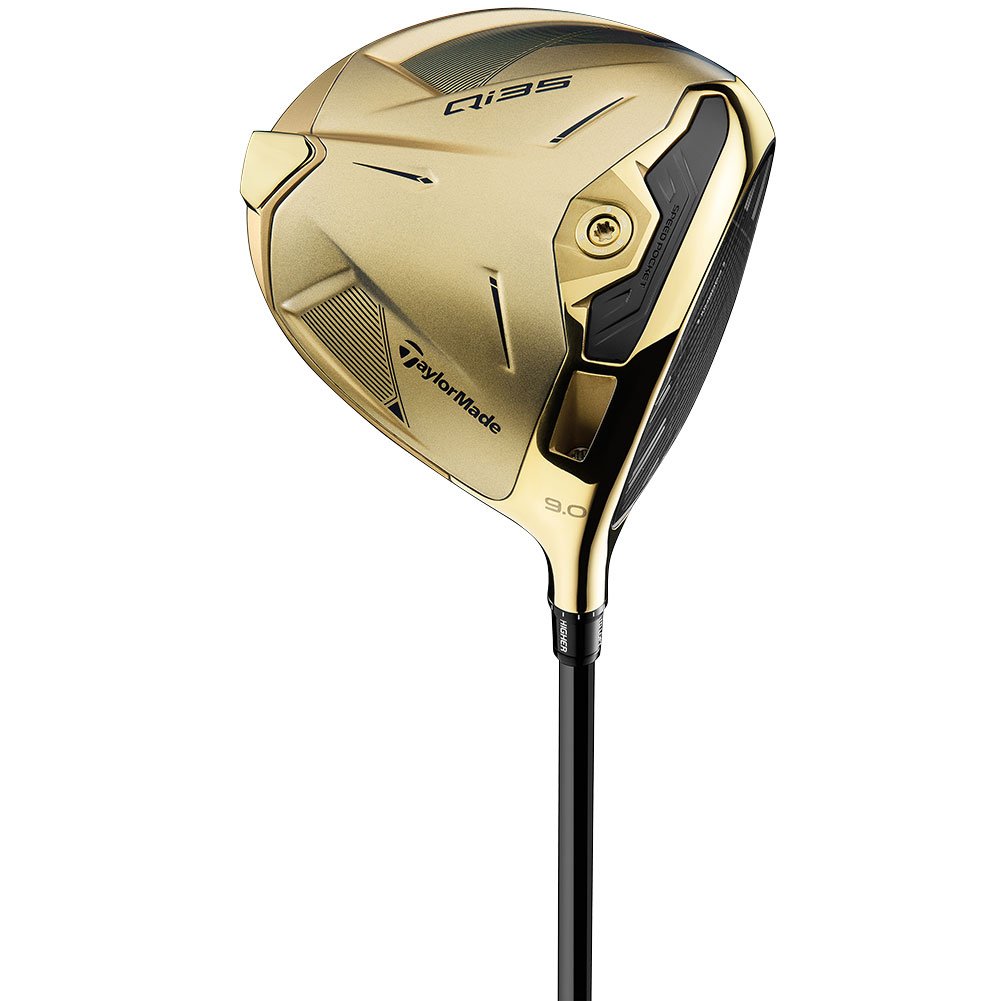 TaylorMade Qi35 Designer Series Gold Driver Mitsubishi Diamana T+ 60 Stiff Right 10.5