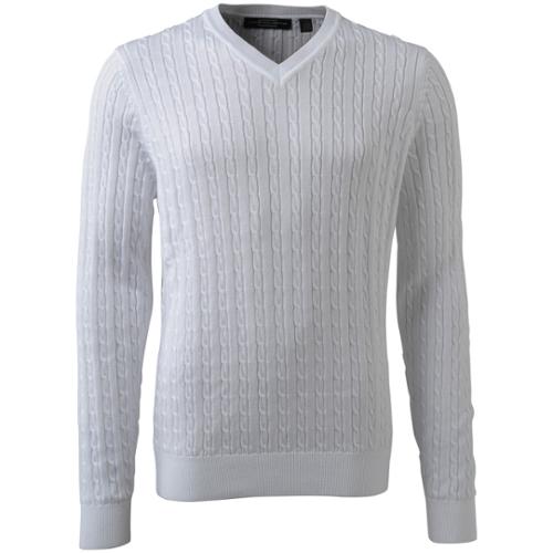 cable knit v neck sweater mens