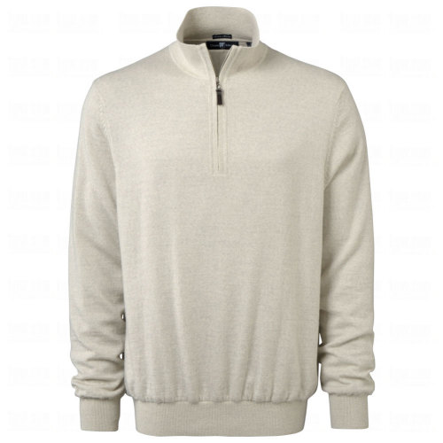 Chase Edward Mens Merino Wool 1/4Zip Sweater