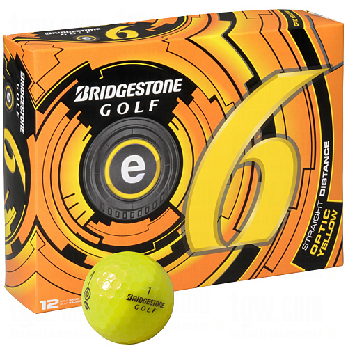 Bridgestone 2013 e6 Yellow Golf Balls