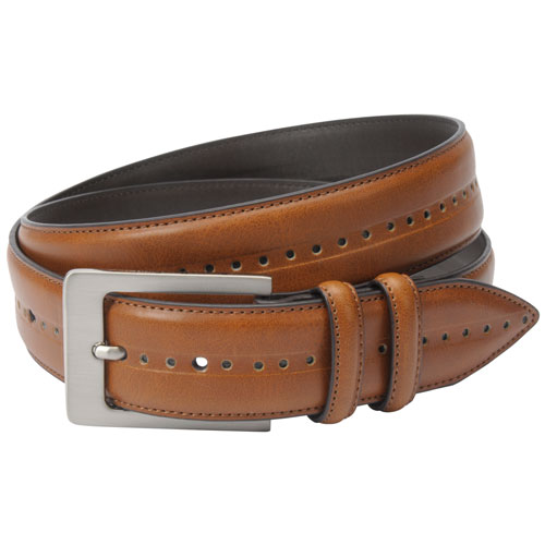 Aquarius Mens Groove Belt | TGW.com