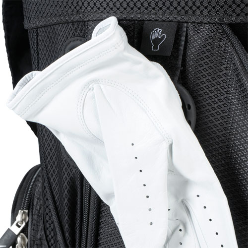 Close up of glove velcro