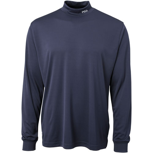 Download PGA Mens Performance Long Sleeve Jersey Mock | TGW.com