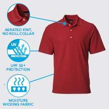 greg norman protek micro pique polo