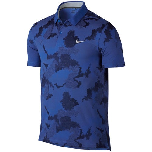 NIKE Mens Slim Fit TR Dry Print Polo | TGW.com