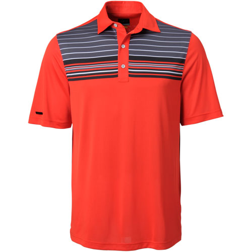 Greg Norman Mens Engineered Striped Polo | TGW.com