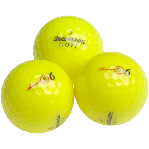 Challenge Bridgestone e6 Yellow Recycled A Grade Golf Balls 36Ball