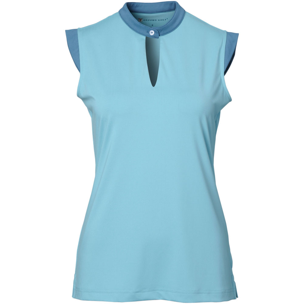 Oxford Golf Womens Sleeveless Murray Polo