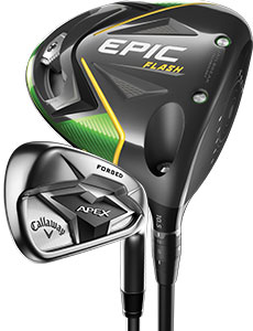 Callaway Epic and Apex Golf Clubs