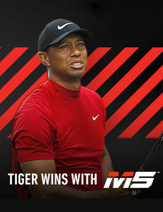 Tiger Wins with M5 & M6 Golf Clubs