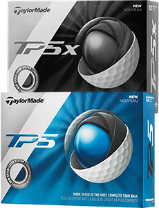 TaylorMade TP5 & TP5x Golf Balls