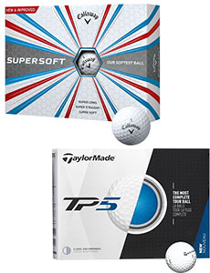 Titleist Pro V1 Golf Balls // TaylorMade TP5 Golf Balls