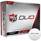 Wilson Duo White Golf Balls